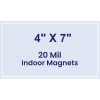 4x7 Square Corners Indoor Magnets - 20 Mil
