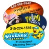 5x3 Outdoor Oval Magnets - 30 Mil