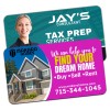 2x3.5 Business Card - Round Corners Outdoor Magnets - 30 Mil