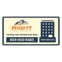 1.75x3.5 Round Corners Outdoor Magnets - 40 Mil