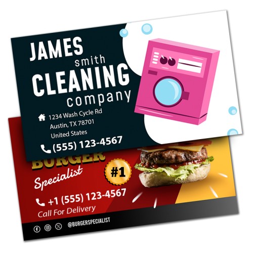 2x3.5 Business Card -  Square Corners Indoor Magnets - 40 Mil