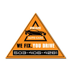 3x2.25 Triangle Shaped Business Card Indoor Magnets - 40 Mil