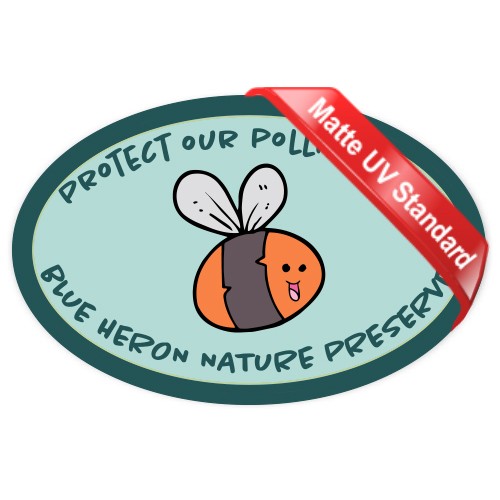 5.5x3.5 Outdoor Oval Magnets - 40 Mil