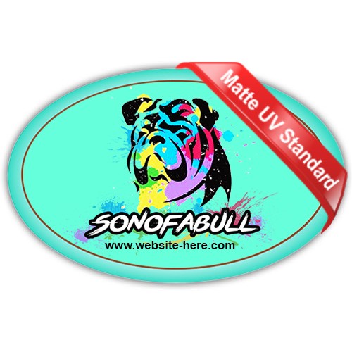5x7 Outdoor Oval Magnets - 40 Mil