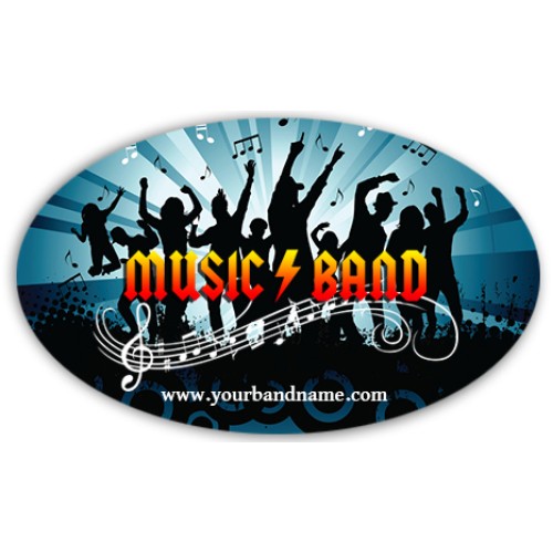 6x4 Indoor Oval Magnets - 40 Mil
