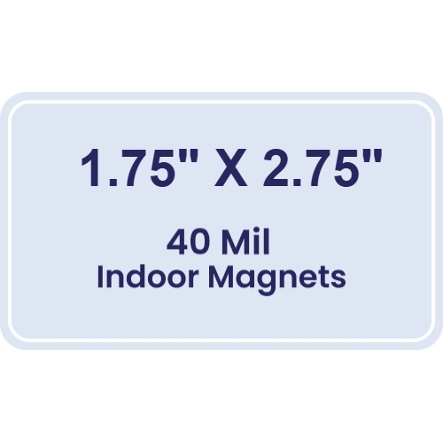 Magnet - 1.75x2.75 Round Corners - 40 Mil