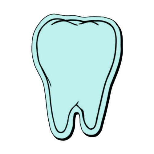 Magnet - 2.5x3.5 Tooth Shape - 40 Mil