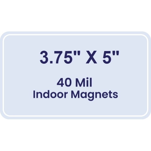 Magnet - 3.75x5 Round Corners - 40 Mil
