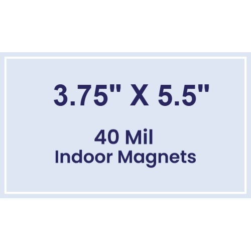 Magnet - 3.75x5.5 Square Corners - 40 Mil
