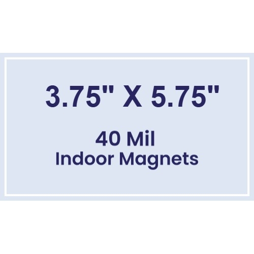Magnet - 3.75x5.75 Square Corners - 40 Mil
