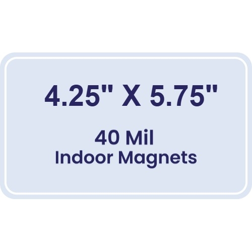 Magnet - 4.25x5.75 Round Corners - 40 Mil
