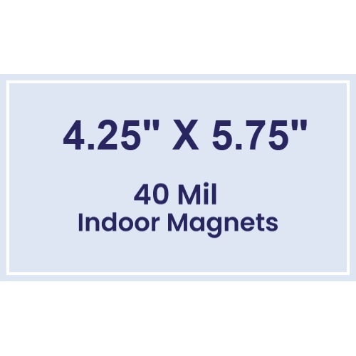 Magnet - 4.25x5.75 Square Corners - 40 Mil