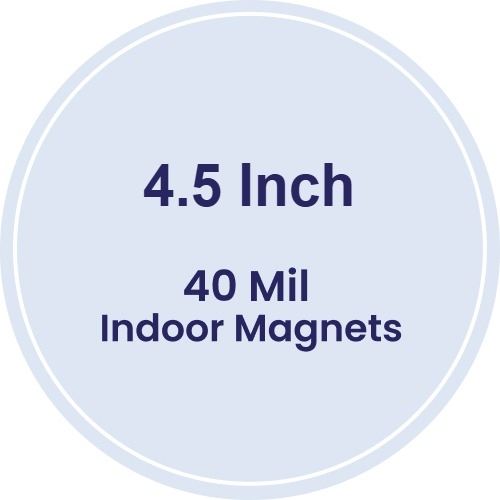 Magnet - 4.5 Inch Diameter Circle - 40 Mil