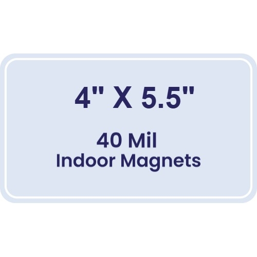 Magnet - 4x5.5 Round Corners - 40 Mil