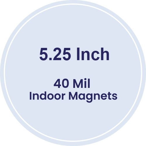 Magnet - 5.25 Inch Diameter Circle - 40 Mil