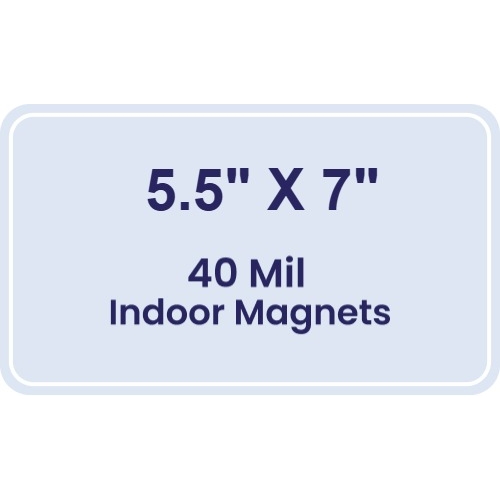 Magnet - 5.5x7 Round Corners - 40 Mil