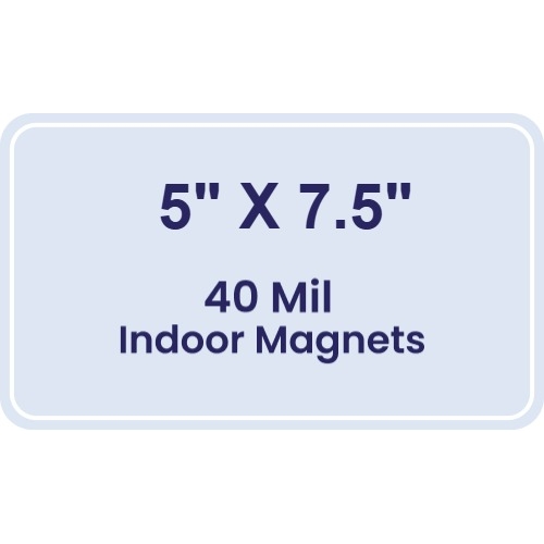 Magnet - 5x7.5 Round Corners - 40 Mil
