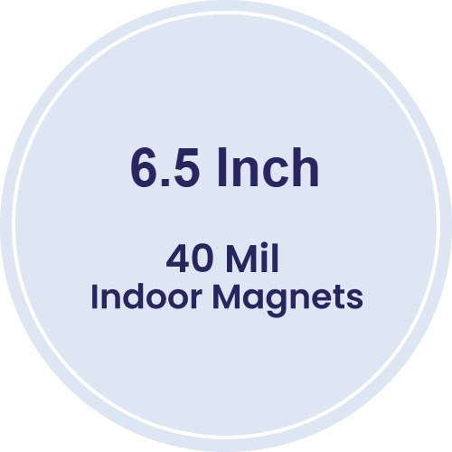 Magnet - 6.5 Inch Diameter Circle - 40 Mil