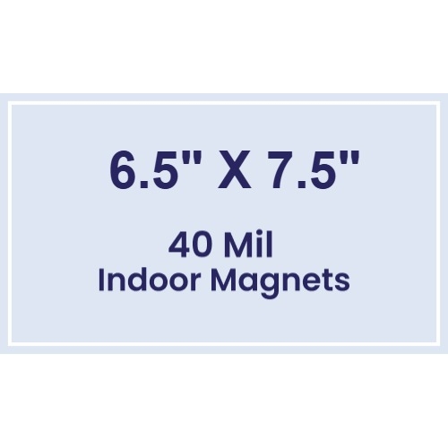 Magnet - 6.5x7.5 Square Corners - 40 Mil