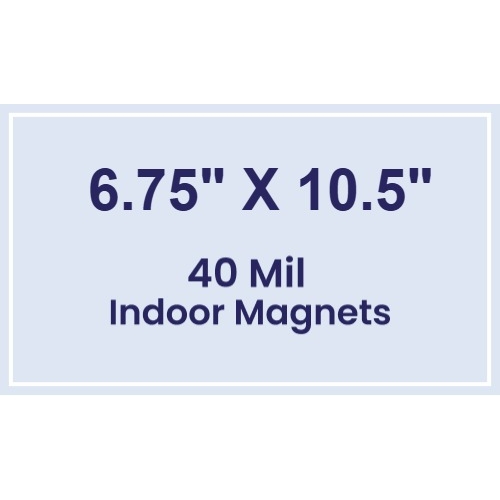 Magnet - 6.75x10.5 Square Corners - 40 Mil