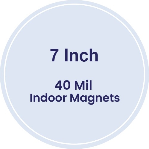Magnet - 7 Inch Diameter Circle - 40 Mil