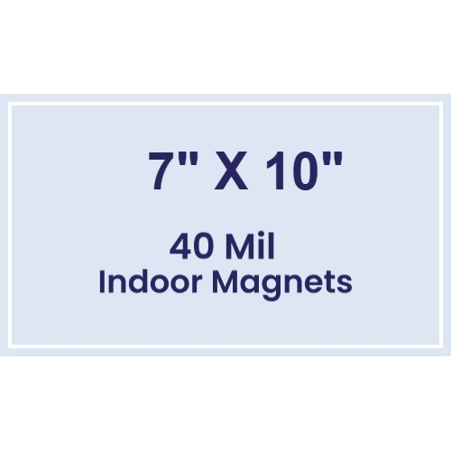 Magnet - 7x10 Square Corners - 40 Mil