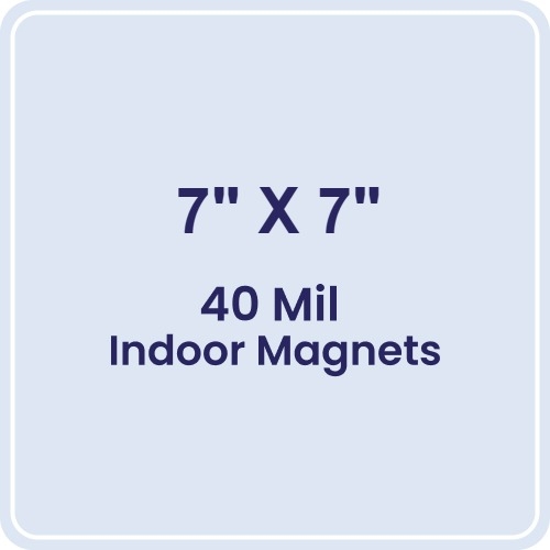Magnet - 7x7 Round Corners - 40 Mil