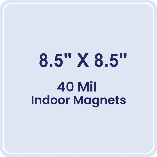 Magnet - 8.5x8.5 Round Corners - 40 Mil