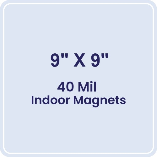 Magnet - 9x9 Round Corners - 40 Mil