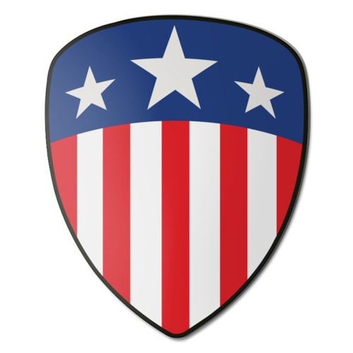 Magnet - Badge / Crest / Shield Shape (4x4.9) - 40 Mil - Outdoor Safe