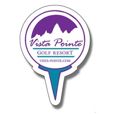 Magnet - Golf Ball & Tee Shape (1.75x2.5) - 40 Mil