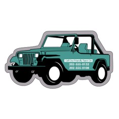 Magnet - Jeep Shape (4.25x2.25) - 40 Mil - Outdoor Safe