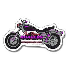 Magnet - Motorcycle Shape (4.25x2.25) - 40 Mil - Outdoor Safe