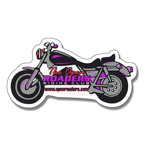 Magnet - Motorcycle Shape (4.25x2.25) - 40 Mil - Outdoor Safe