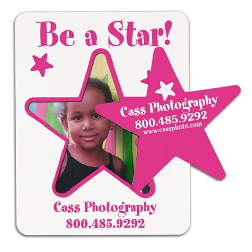 Magnet - Picture Frame Star Punch (3.5x4.5) - 40 Mil - Outdoor Safe
