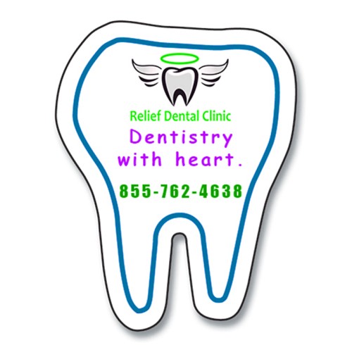 Magnet - Tooth Shape (1.75x2.25) - 40 Mil