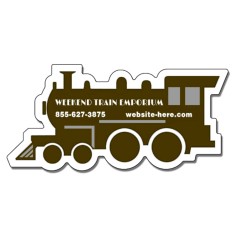 Magnet - Train Engine / Locomotive Shape (4x1.9) - 40 Mil