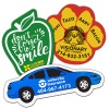 5 to 5.99 Square Inch Custom Die Cut Magnets 20 Mil