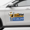 16x16 Sq Inch Custom Die Cut Magnetic Signs