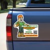 14x14 Sq Inch Custom Die Cut Magnetic Signs
