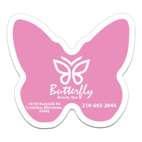 2.5x2.75 Butterfly Shaped Magnets 20 Mil