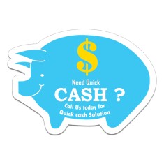 3.87x2.75 Pig Shaped Magnets 20 Mil