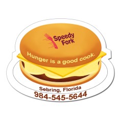 2.3x2.98 Burger Shaped Magnets - 20 Mil