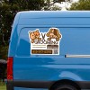 28x28 Sq Inch Custom Die Cut Magnetic Signs