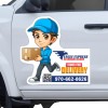 28x28 Sq Inch Custom Die Cut Magnetic Signs