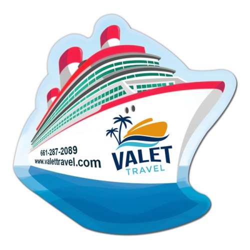 3.75x3.7 Boat Shape Magnets 20 Mil