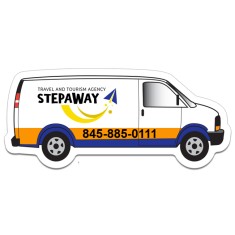 3.7644x1.667 Right Facing Van Shaped Magnets - 20 Mil