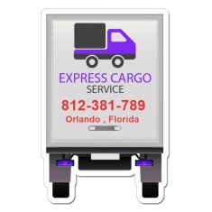 4.59x3.02 Truck Shaped Magnets 20 Mil