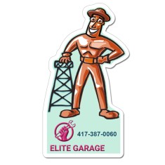 5.86x3.03 Man Shaped Magnets - 20 Mil