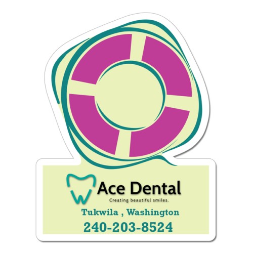 4.26x3.36 Healthcare Shaped Magnets - 20 Mil